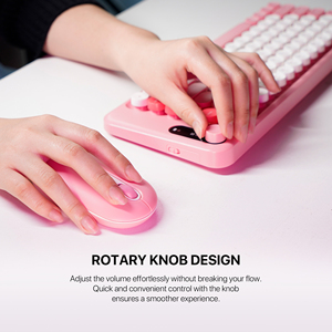 Fantech Go mochl85 kết nối đa thiết bị 3 thiết bị núm xoay điều khiển âm lượng Keycaps độc đáo 4 màu kết hợp chuột bàn phím - Product Image 4