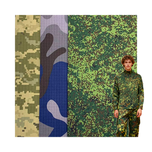 Ronghong BCI Grs OCS không thấm nước thoáng khí Camo vải 195gsm 80 Polyester 20 cotton Ripstop an ninh chiến thuật ngụy trang vải - Product Image 1