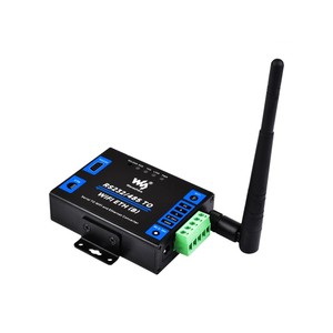 Industrial Grade Serial Server <strong>RS232</strong>/485 <strong>to</strong> WiFi and <strong>Ethernet</strong>, Modbus Gateway, MQTT Gateway, Metal Case - Product Image 1
