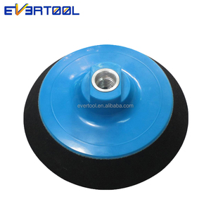 EVERTOOL 180mm White Extra Soft Edge Rotary Backing Plate Hook &amp; Loop Back-<strong>up</strong> <strong>Pad</strong> Hook and Loop <strong>Backer</strong> - Product Image 6