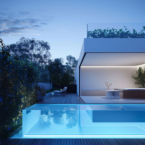 Kính cường lực ghép lớp an toàn siêu trong suốt Jumbo tùy chỉnh, độ dày từ 6,38 mm đến 10 mm, chất liệu SGP PVB, dùng cho bể bơi, khả năng chịu nhiệt cao hơn - Product Image 6