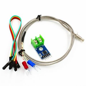 MAX6675 K型熱電対温度センサーモジュールコンパクトミニボードIC DC 3-5Vに対応したジャンプワイヤー付き - Product Image 5