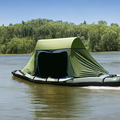 Индивидуальные наружные портативные палатки на крыше для рафтинга с доской надувная лодка надувная плавающая палатка для кемпинга походов рыбалки