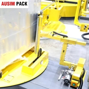 Alta qualità a buon mercato Pallet Stretch Wrapping macchina con pellicola tagliata automatica funzione CE certificato - Product Image 4
