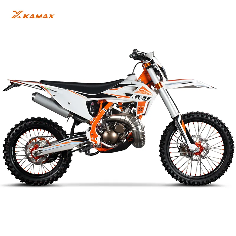 Kamax Motocross 2 행정 먼지 자전거 250cc 모터 크로스 오프로드 오토바이 250cc 먼지 자전거