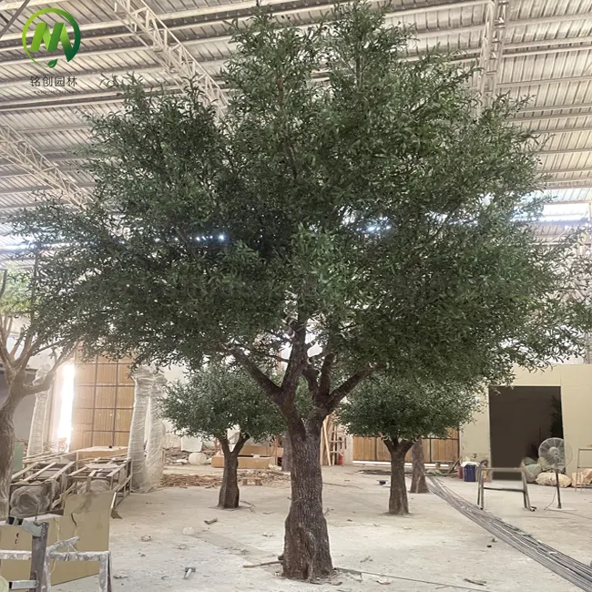 Hot sale customized big artificial olive tree realistic large olive tree for indoor and outdoor decoration
