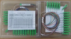 APT Venta caliente precio de fábrica LGX Cassette caja tipo 1x16 SC UPC SC APC fibra óptica Plc Splitter - Product Image 5