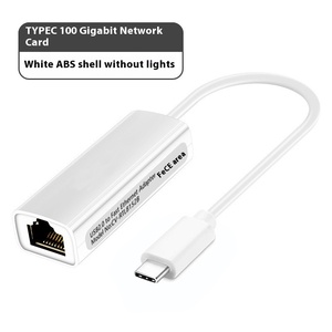 Manufacturer Wholesale USB Type-C to RJ45 Fast Ethernet Adapter USB2.0 <strong>Network</strong> Card Compatible <strong>Computers</strong> <strong>Wireless</strong> WiFi Adapter - Product Image 3