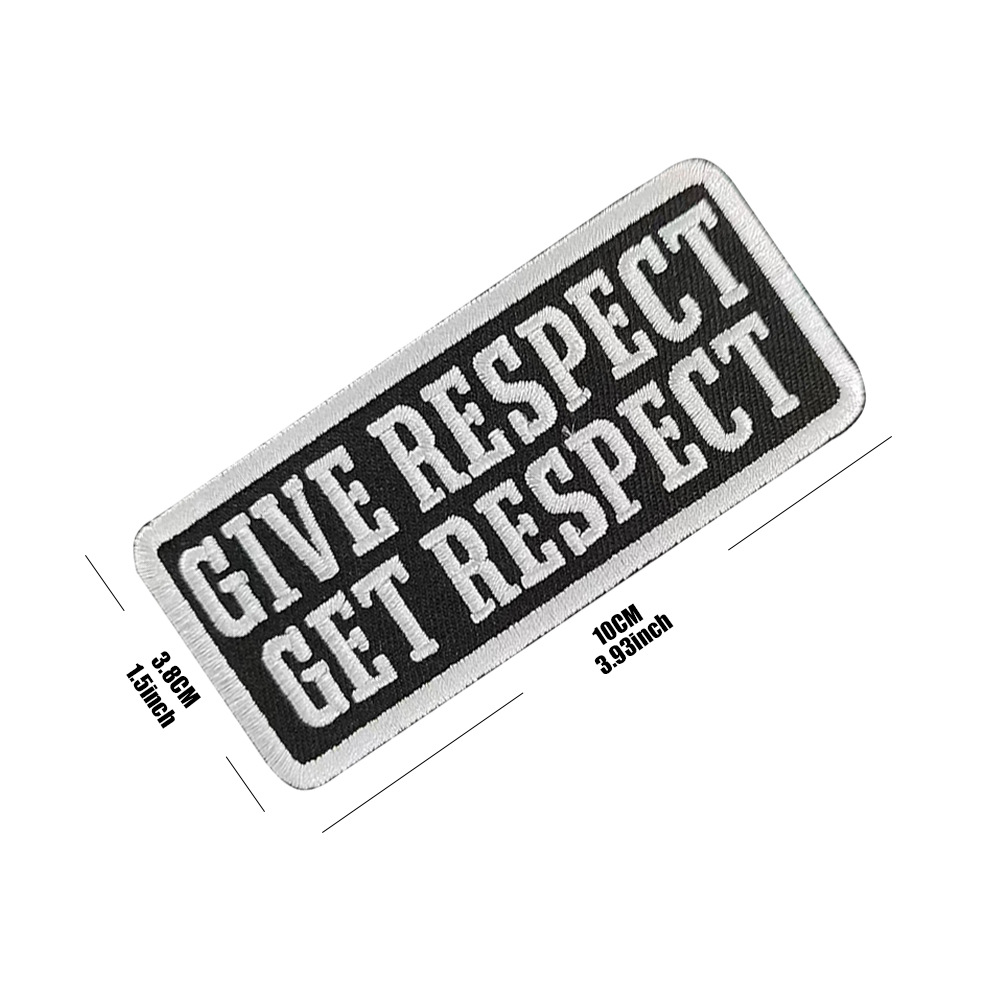 V01792-2 : Montrez du respect (carré avec bordure blanche)
