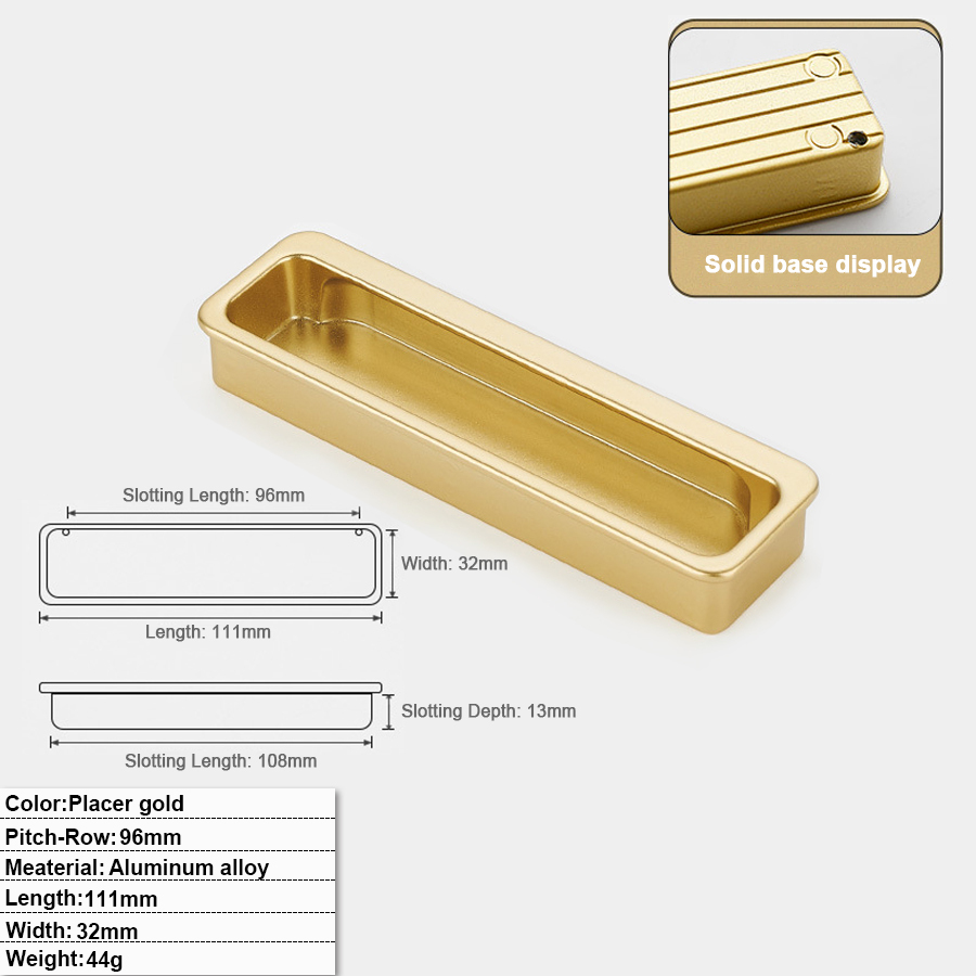 96mm Hole distance - Placer gold