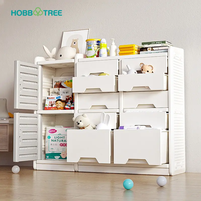 Meubles pour bébés, style minimaliste moderne, armoires pour enfants personnalisées, boîte de rangement en plastique