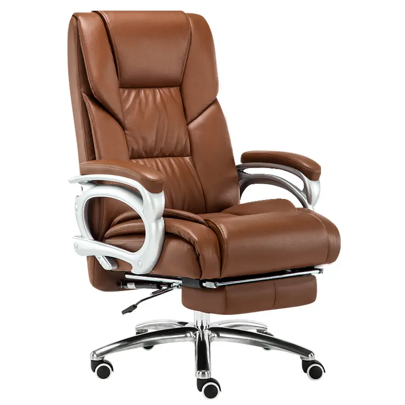 Silla reclinable de cuero pu para ordenador, mueble moderno y competitivo, ergonómico, ejecutiva, para oficina, con función de masaje
