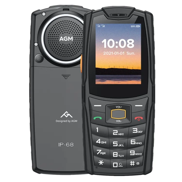 Günstigstes Handy Wasserdicht Staub dicht Stoßfest RU Version Mini AGM M6 4G Robustes kleines Telefon mit Taschenlampe