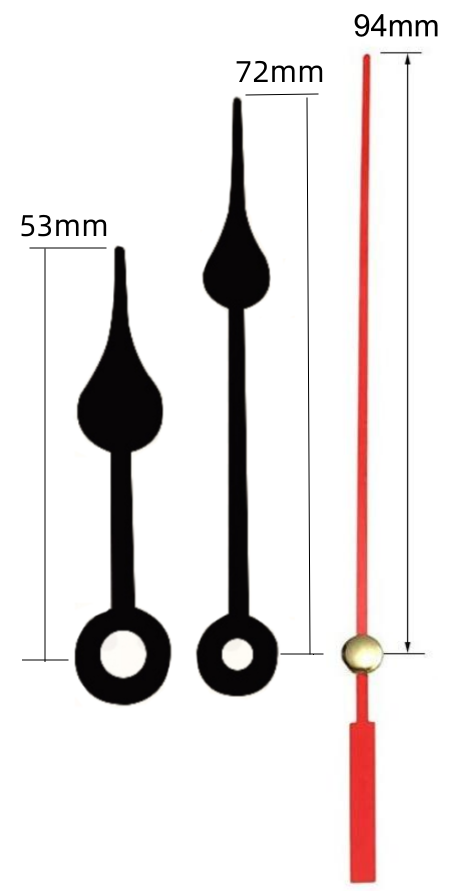 8041+52 negro rojo 53mm/72mm/94mm