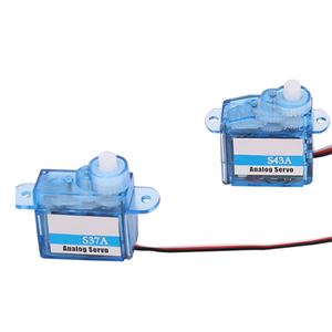 S37A S43A Mini-Servomotor 3,7g/4,3g Mikro analoges Servo modell Flugzeug zubehör Miniatur-Fernbedienung servo - Product Image 1