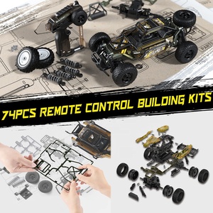 Yeni gelenler 2.4G 1:18 kök oyuncak rc araba yapı seti DIY uzaktan kumanda yarış araba modeli off road rc araçlar çocuklar için - Product Image 3