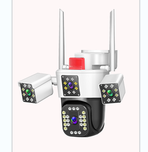 新款ipc360家庭6MP高清3镜头IP66户外无线WIFI摄像头3屏监控P2p智能家居安全摄像头PTZ IP摄像头 - Product Image 3