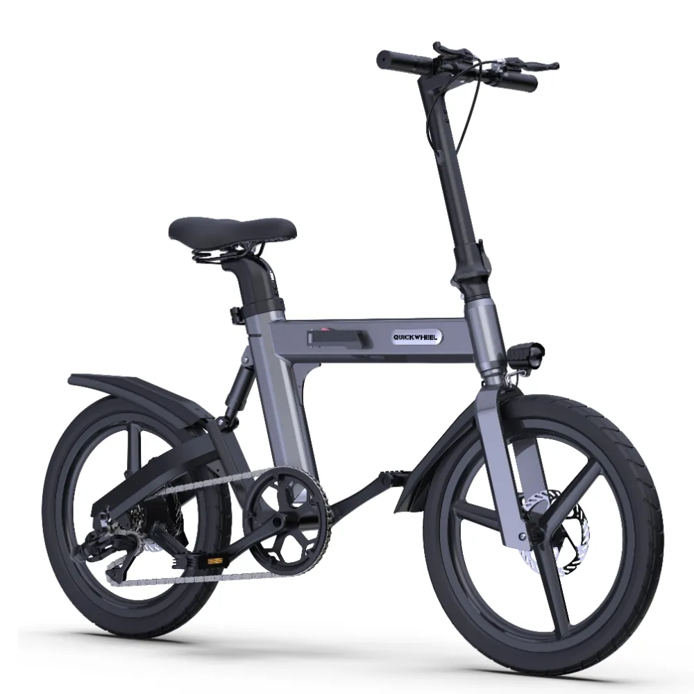 Quickwheel C7 fabrika 500W yağ lastik elektrikli bisiklet 20-Inch Off-Road yağ lastikler alüminyum alaşım çerçeve elektrikli katlanır bisiklet 16 inç