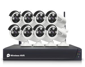Tuya Smart 2,0 MP 8CH Wasserdichte WiFi Sicherheit Kamera System Mit TuyaSmart APP Control PST-TWK08BM