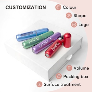 Bán buôn người đàn ông Rỗng thiết kế cửa sổ hiển thị dưới điền 5ml bơm lại phun nước hoa xịt chai - Product Image 4