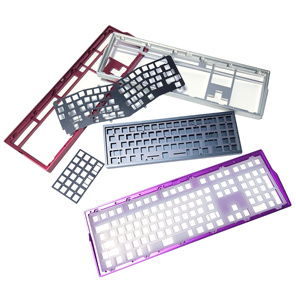 Tastiera CNC personalizzata accessori per Computer con tastiera meccanica Oem parti metalliche anodizzano Custom custodie CNC colori - Product Image 3