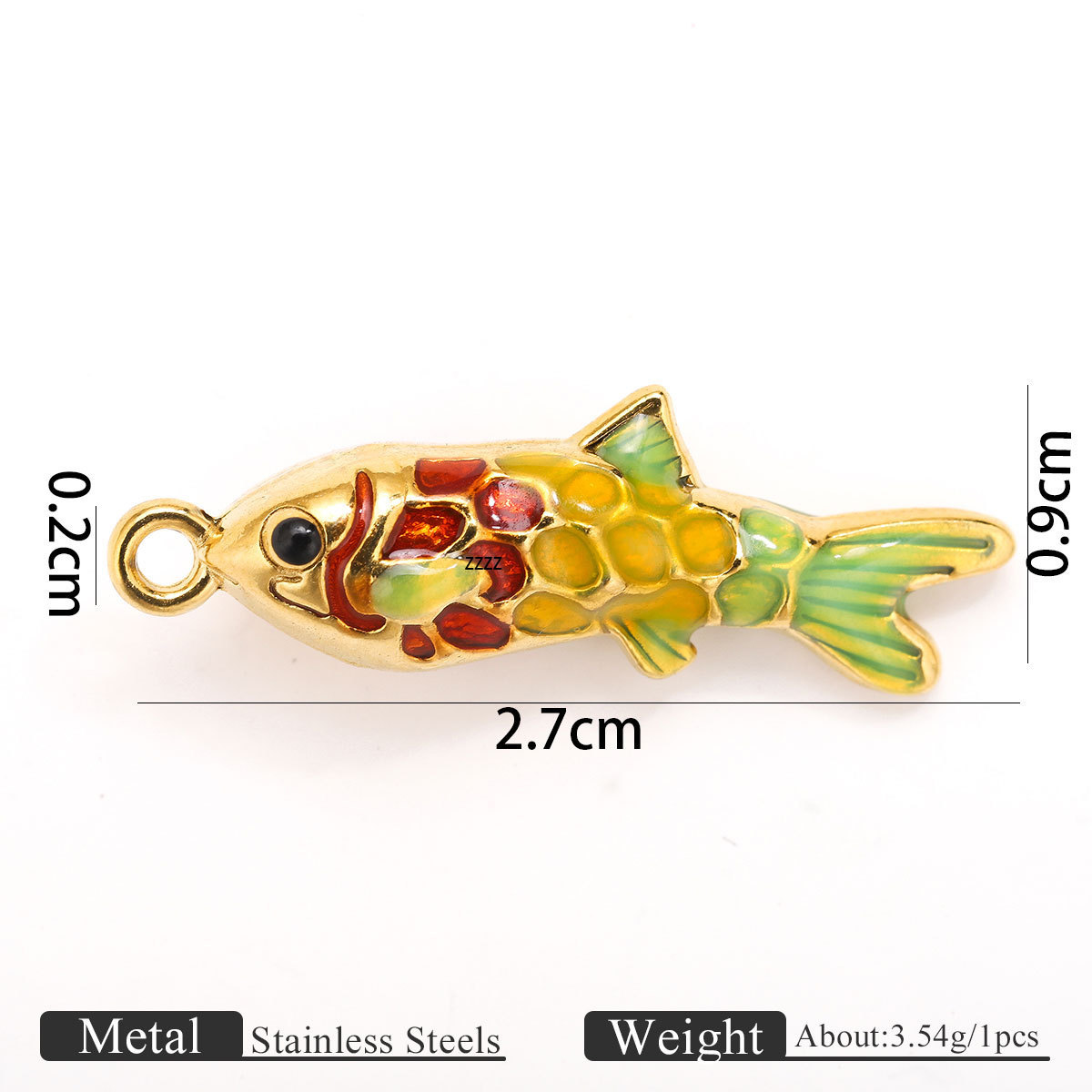 Red and yellow gradient Fish