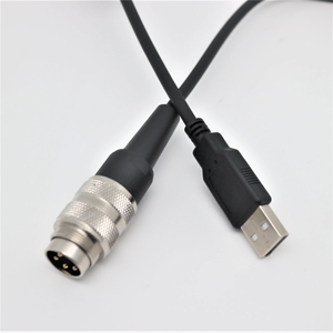 産業用ラインプログラミング4ピンスプリングコーディングでカスタマイズされたM16 USB AM高速充電5A/6Aモバイルデバイス用純粋銅 - Product Image 1