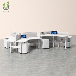 IULTRA可调l形v形书桌，双向电动双电机，灵活的房间布局 - Product Image 5