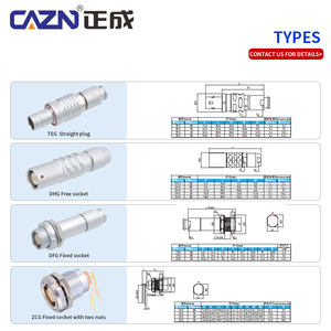 <strong>FGG</strong> <strong>3B</strong> Series 2-30 Pin Connector Cable Plug Male Circular <strong>FGG</strong>.<strong>3B</strong>.308.CLAD72Z - Product Image 6