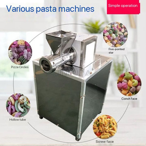 Çok İşlevli yeni tasarım aperatifler gıda rigatoni yapma makinesi spagetti makarna kabuk erişte hamur ekstruder - Product Image 3