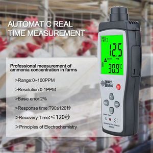 Sensor inteligente AR8500 Detector de gas amoníaco Instrumento de detección de gas digital Detector NH3 - Product Image 5