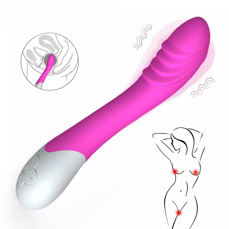 ZHERUNTAI-vibromasseur puissant 8 modes pour femme, gode féminin, en Silicone, jouet sexuel, bâton AV, masseur de point G, produits pour adultes