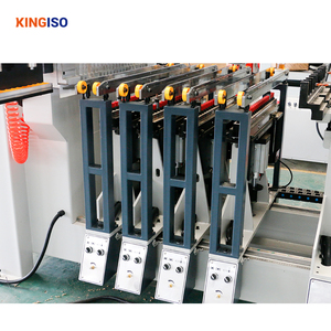 KINGISO Six Row Side Multiple Door Lock Cnc Hole Drill Furniture Sale <strong>Drilling</strong> Hinge Portable <strong>Line</strong> Cabinet Wood Boring Machines