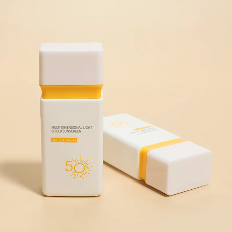 Loción de protección solar coreana personalizada de Etiqueta Privada, Protector de tinte hidratante blanqueador Solar Spf 50, crema de protección solar para la piel