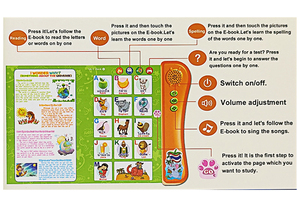 Intelligenza elettronica lettura Audio insegnamento Smart tailandese bambini parlanti inglese libro Audio tailandese - Product Image 2