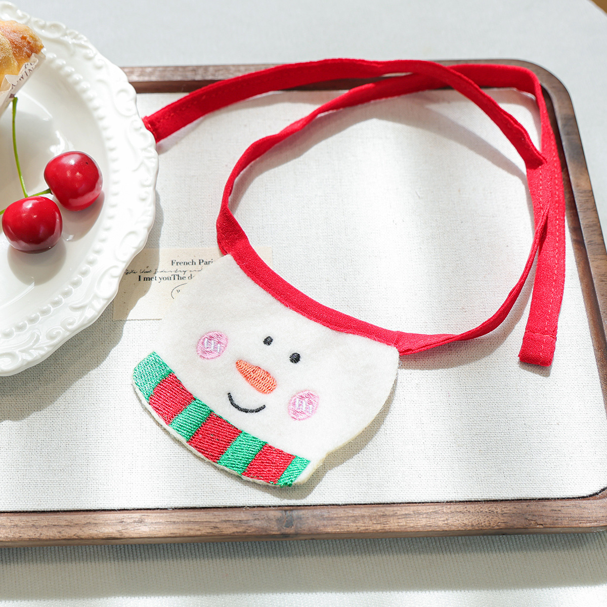 Baberos Serie Navideña - Muñeco de Nieve