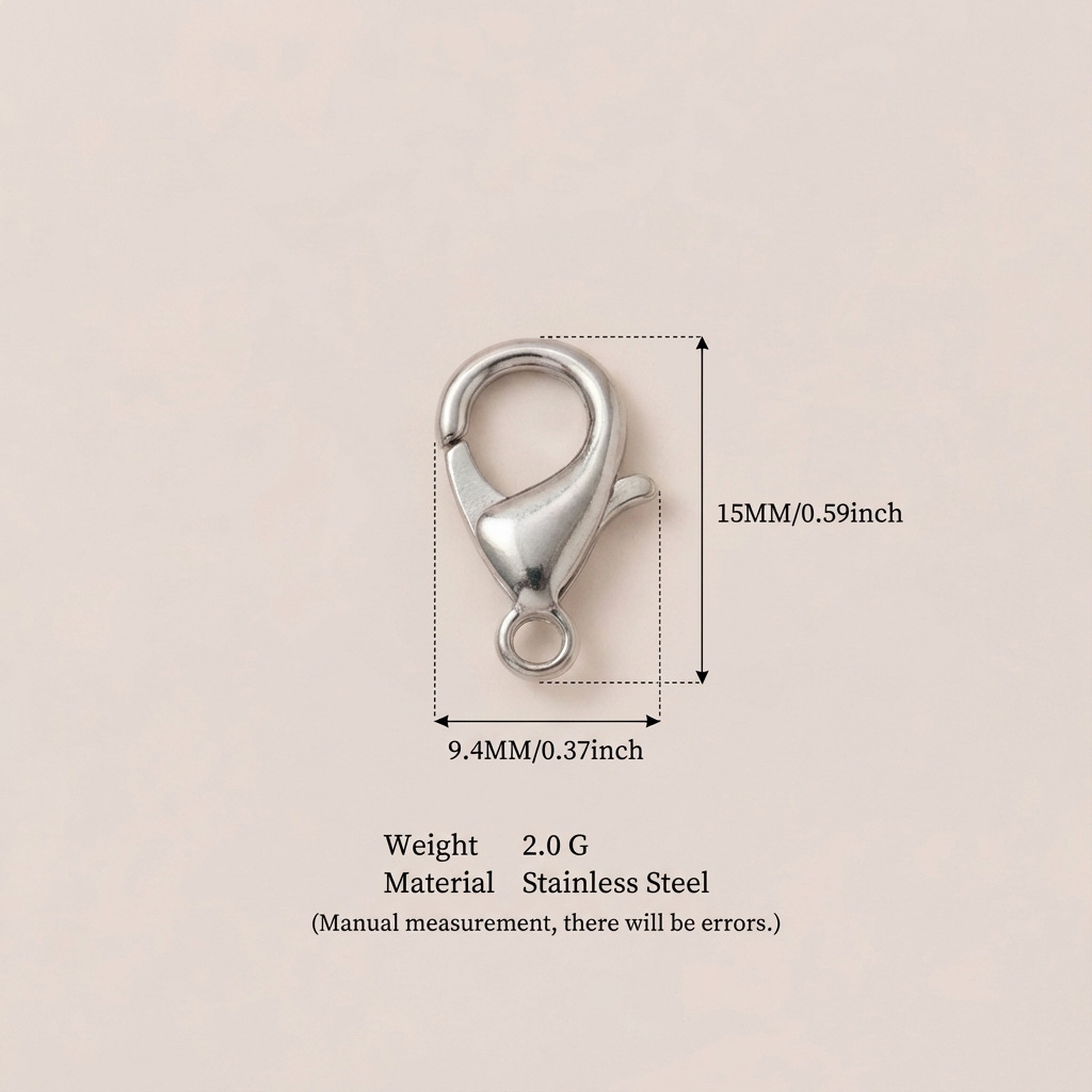 Silver 10 3pcs lobster clasp