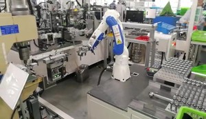 Industrieller 4-6-Achsen-Hochgeschwindigkeitsroboterarm mit motoriger SPS für Pick Place Xis-Roboterarm-Laden/Entladen von Palet tieren - Product Image 6