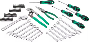 170-Piece All-Purpose Tool Kit and Socket <strong>Set</strong>, 16 X <strong>20</strong> X 3.5 in Car Wrench Tool Kit