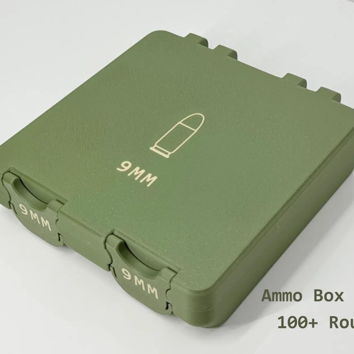 9mm ammunition box-100 rounds