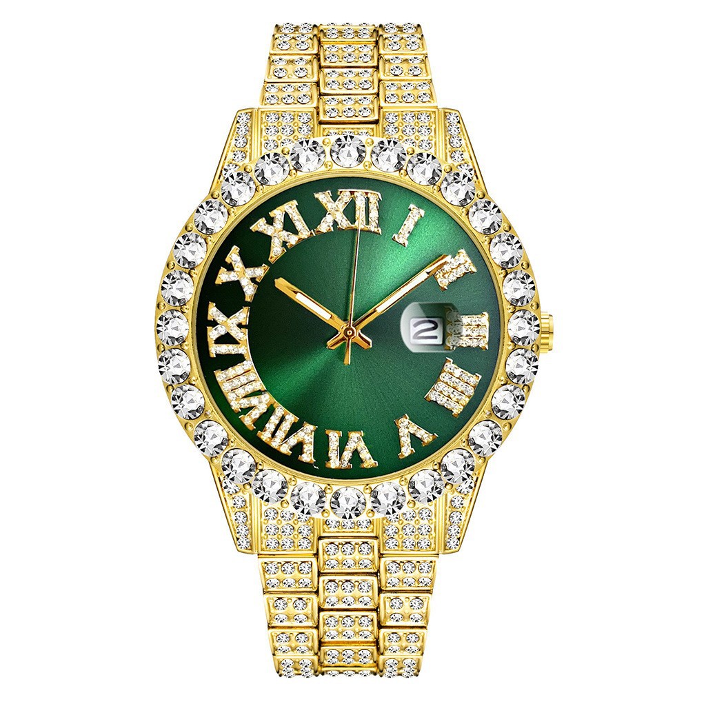 Montre simple doré-vert hs2512-014-06