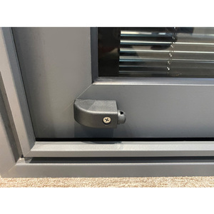 Aluminium Glass Sliding <strong>windows</strong> <strong>with</strong> Inserted Blinds <strong>Built</strong>-in Shutter Privacy Design - Product Image 6