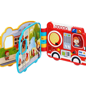 Libro di lettura del suono elettronico musicale della polizia libro giocattolo educativo per l'apprendimento del bambino - Product Image 1