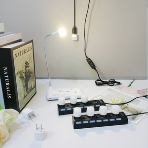 ไฟ LED แบบเสียบ USB ขนาดเล็กอเนกประสงค์5V 1W สีสันสดใสป้องกันดวงตาไฟกลางคืนไฟอ่านหนังสือสำหรับห้องนอนโต๊ะเดินทาง