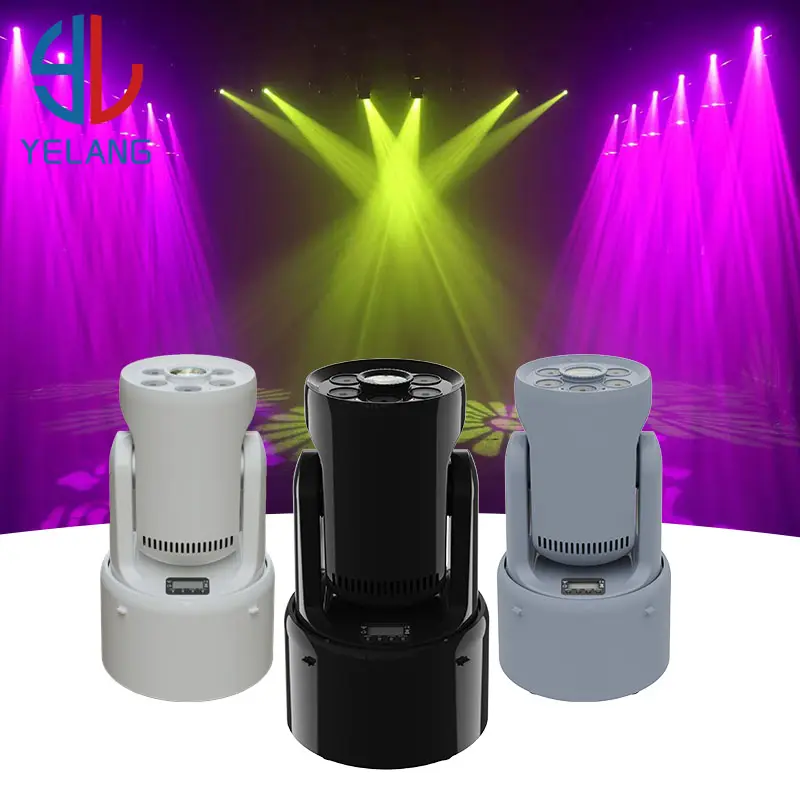 Venta caliente 150W Patrón de teñido 2 en 1 Haz de luz para fiestas LED Mini luz con cabezal móvil Disco DJ Luz de escenario de boda