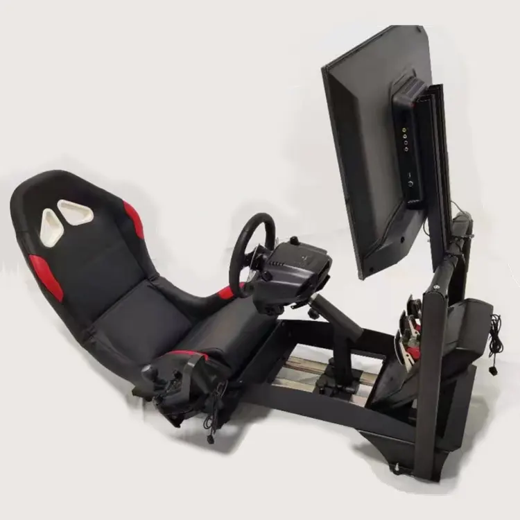 Assento de condução premium simples, fábrica, fornecer diretamente, simulador de jogo de corrida, preto, cockpit seat para pc, ps4, xbox one g29