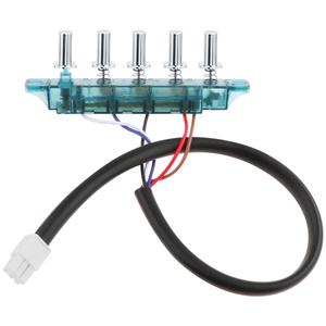 Piano Type Range Hood <strong>Switch</strong> 5 Pushbutton <strong>Keyboard</strong> for Household Appliances Made of Plastic Electric Source ROHS Certified - Product Image 2