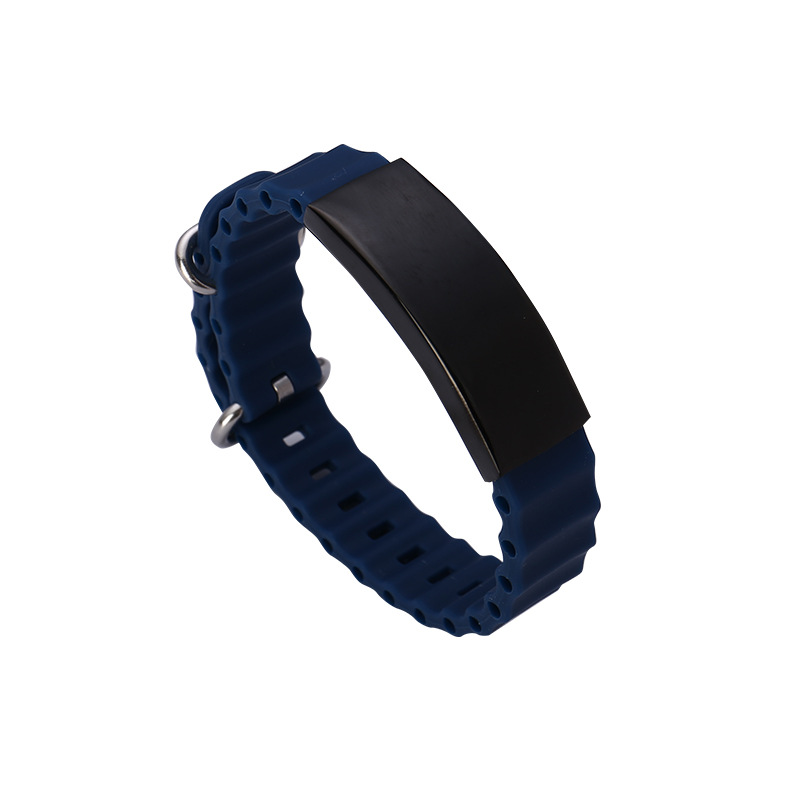 Noir et bleu foncé