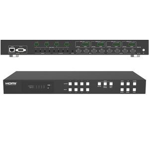 4K60 4x4 hdmi无缝矩阵视频墙和多观众功能音频嵌入式和去嵌入式 - Product Image 4