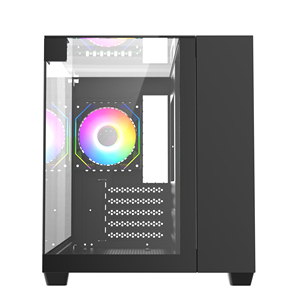 Escritorio Micro Atx Computer Cases & Towers Herramientas Gaming Cabinet Matx Computer Case PC con ventana de panel lateral - Product Image 5